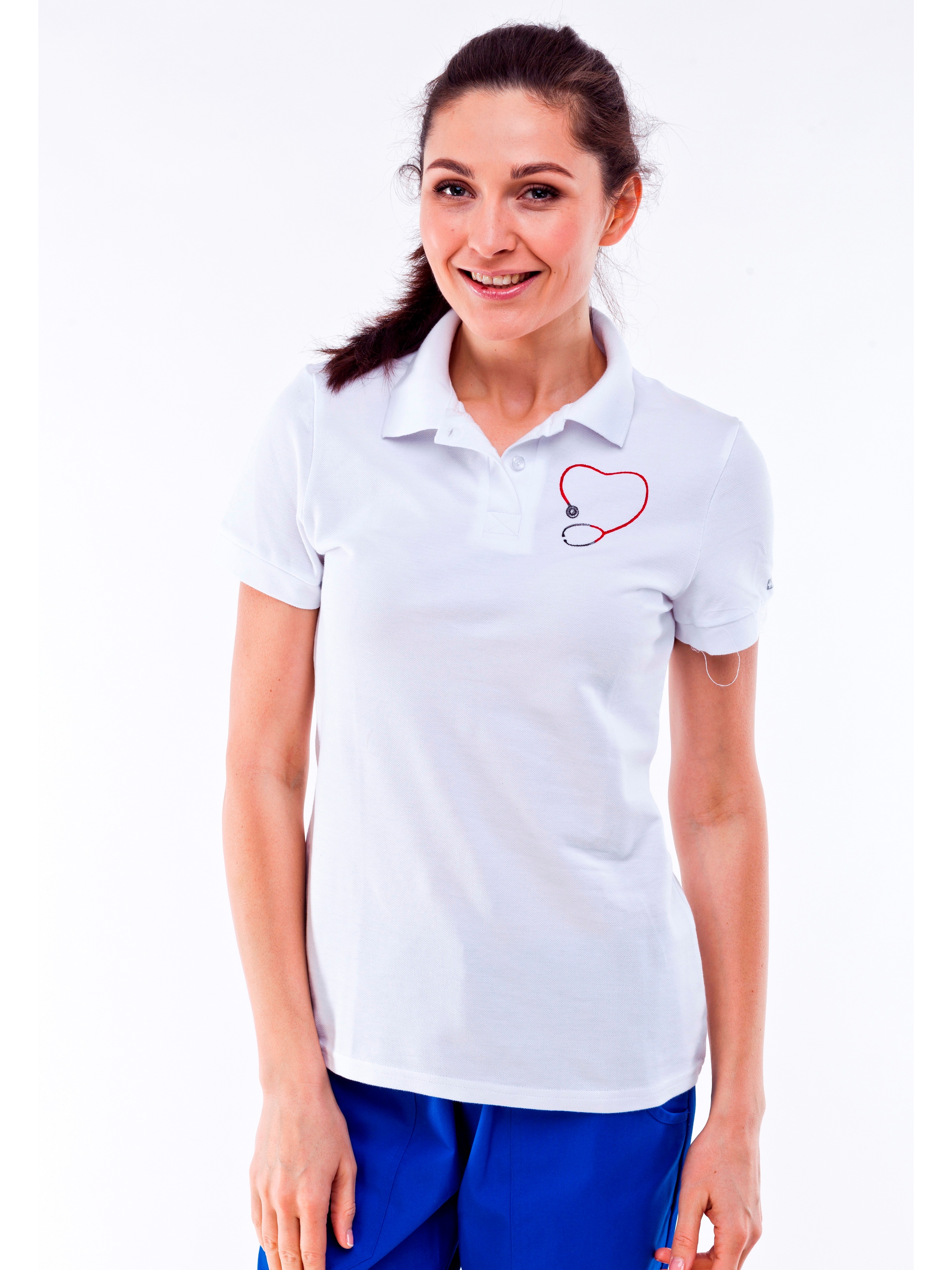 Медична футболка поло жіноча | Doktoram.com.